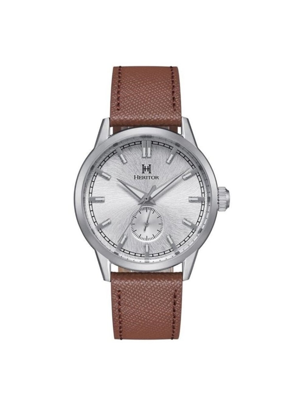 NWT Heritor Argento Automatic Silver Dial Men's Watch
